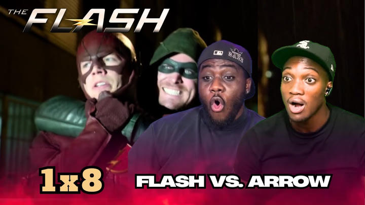 Flash vs. Arrow | The Flash Season 1 Episode 8 Group Reaction