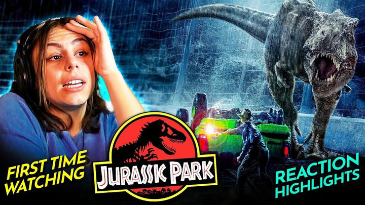 Leia hiding from JURASSIC PARK (1993) Movie Reaction FIRST TIME WATCHING [Reissue]