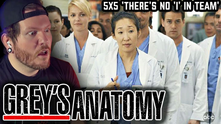 A domino surgery?! | First time watching Grey's Anatomy REACTION 5x5 'There's No 'I' in Team'