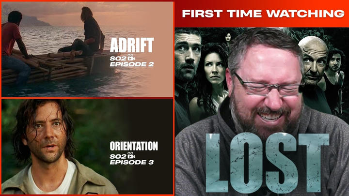 LOST S2E2 & E3 | First Time Watching | Adrift & Orientation