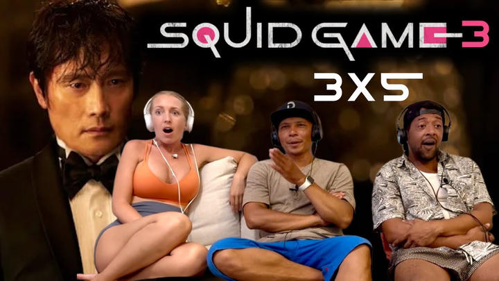 SQUID GAME 3x5 - ⏺️🔼⏹️ | Reaction!
