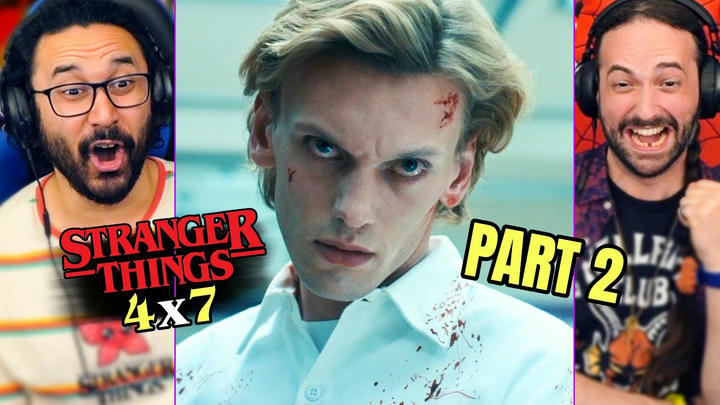 STRANGER THINGS 4x7 REACTION!! PART 2 "Chapter Seven: The Massacre At Hawkins Lab" Season 4 Finale