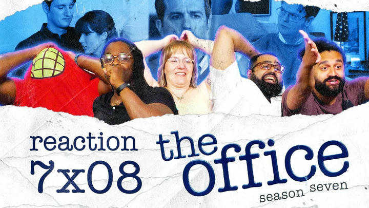 Dunder Mifflin Reacts to Glee | The Office - 7x8 Viewing Party | Group Reaction