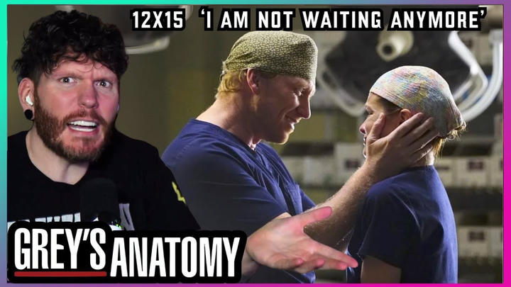 FIRST TIME WATCHING Grey's Anatomy REACTION 12x15 'I Am Not Waiting Anymore'