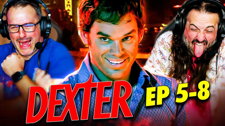 DEXTER SEASON 1 Episodes 5, 6, 7, & 8 REACTION!! Michael C. Hall | Ice Truck Killer | Review