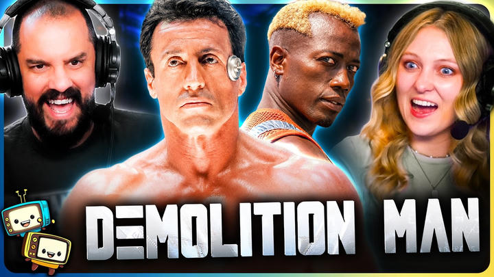 DEMOLITION MAN (1993) Movie Reaction! | First Time Watch! | Sylvester Stallone | Wesley Snipes