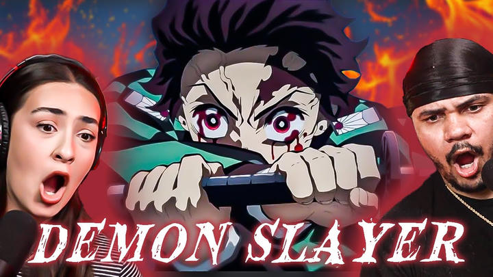 DEMON SLAYER TOOK OUR ANIME VIRGINITY! *PART 12* Entertainment District Arc EP 6
