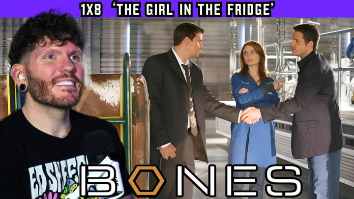 First time watching BONES 1x8 'The Girl in the Fridge' REACTION