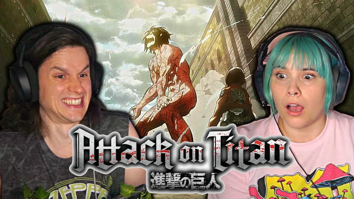 Is that EREN??? | ATTACK ON TITAN S1 x E7 | Couple Reacts