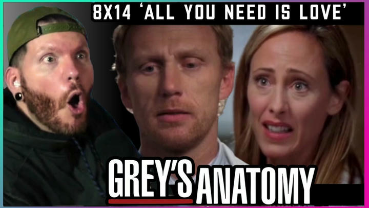 First time watching Grey's Anatomy REACTION 8x14 'All You Need is Love'