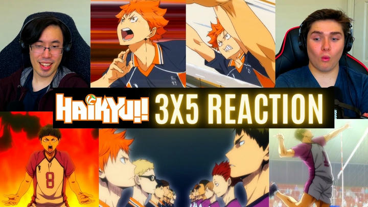 REACTING to *3x5 Haikyuu* HINATA'S SUPER BLOCK!!! (First Time Watching) Sports Anime