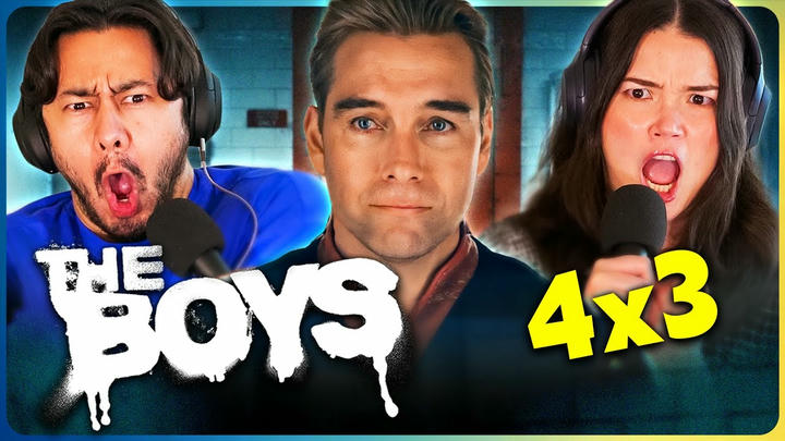 THE BOYS 4x3 REACTION | Karl Urban, Jack Quaid, Antony Starr, Erin Moriarty | Amazon Prime