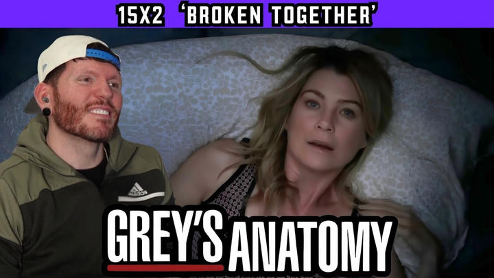 First time watching GREY'S ANATOMY 15x2 'Broken Together' REACTION