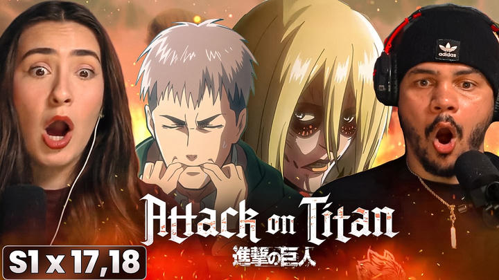 WAIT... A FEMALE TITAN?!? ATTACK ON TITAN *1X17 - 1X18* REACTION!