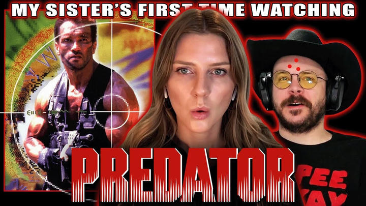 My Sister's First Time Watching Predator (1987) | Berly Movie Reaction | One Ugly Mutha...
