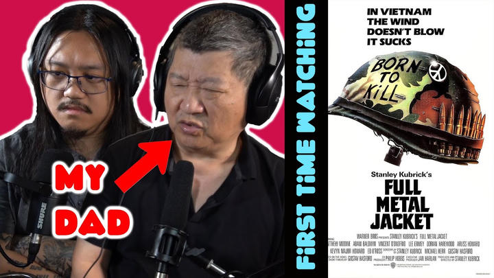 Sino-Vietnam Veteran Chinese Dad React to "Full Metal Jacket" for the First Time | Movie Reaction