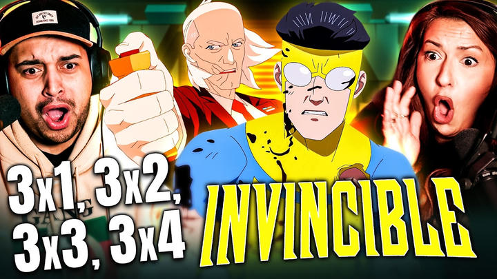 INVINCIBLE SEASON 3 EPISODES 1, 2, 3 & 4 REACTION –THEY'RE COOKING! – FIRST TIME WATCHING – REVIEW