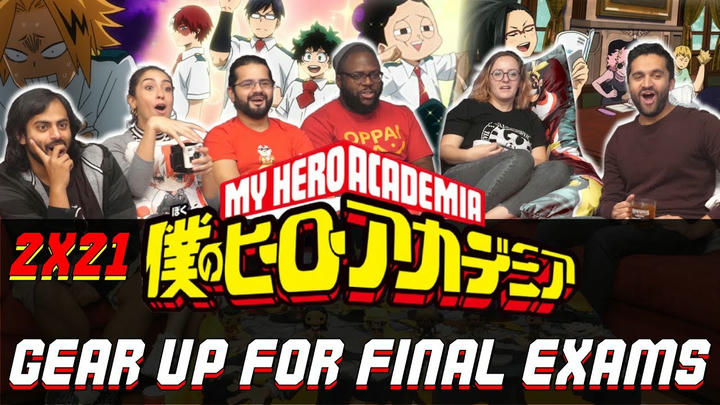 My Hero Academia - 2x21 Gear up for Final Exams - Group Reaction