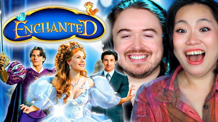 **SHE HAD NO IDEA!!** Enchanted (2007) Reaction: FIRST TIME WATCHING