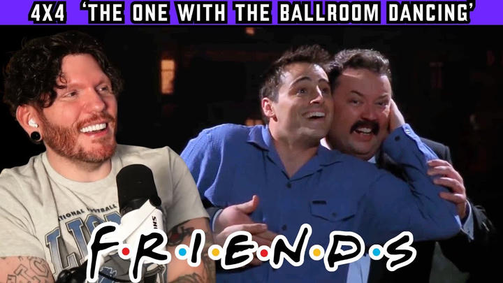 FIRST TIME WATCHING Friends REACTION 4x4 'The One with the Ballroom Dancing'