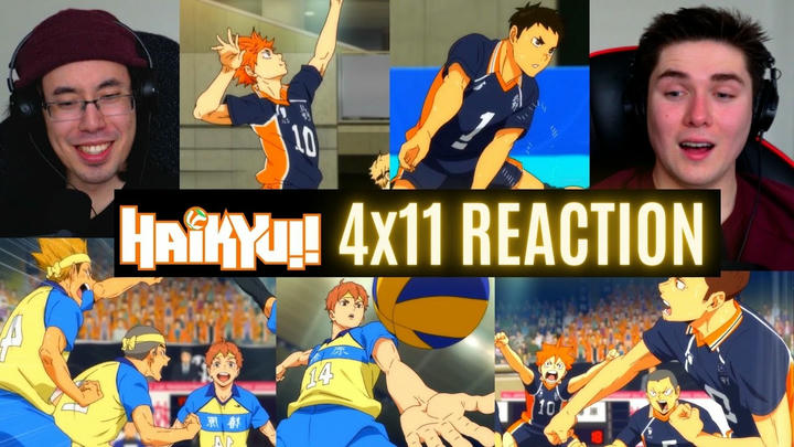 REACTING to *4x11 Haikyuu!!* WE'RE LOSING!! (First Time Watching) Sports Anime