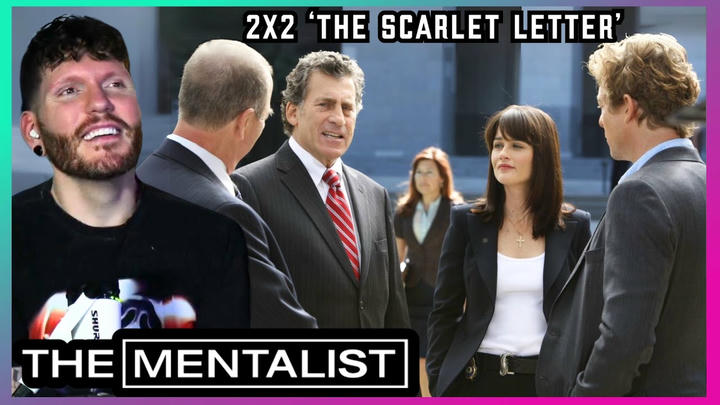 First time watching The Mentalist REACTION 2x2 'The Scarlet Letter'