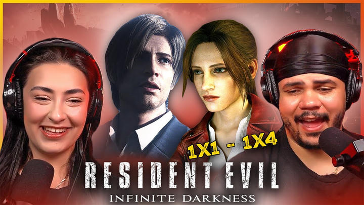 RESIDENT EVIL Infinite Darkness (EP 1-4) *Marathon* FIRST TIME WATCHING | REACTION