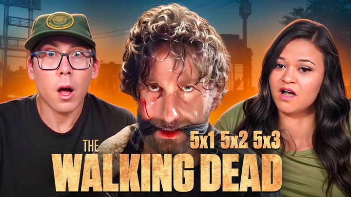 The Walking Dead 5x1–5x3 Reaction — Brutal Start |First Time Watching|