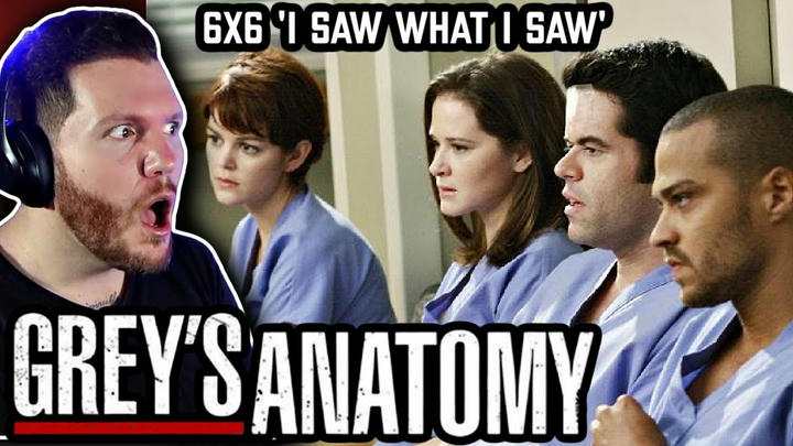 One of my favorite episodes! | First time watching Grey's Anatomy REACTION 6x6 'I SAW WHAT I SAW'
