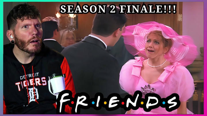 Season 2 finale! | Friends REACTION 2x24 'The One with Barry and Mindy's Wedding'