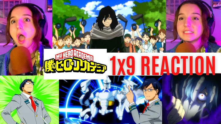 REACTING to *1x9 My Hero Academia* IS THAT A VILLIAN?? (First Time Watching) Shonen Anime