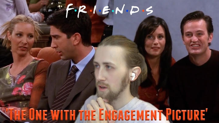 SMILE CHANDLER! - Friends 7X05 - 'The One with the Engagement Picture' Reaction