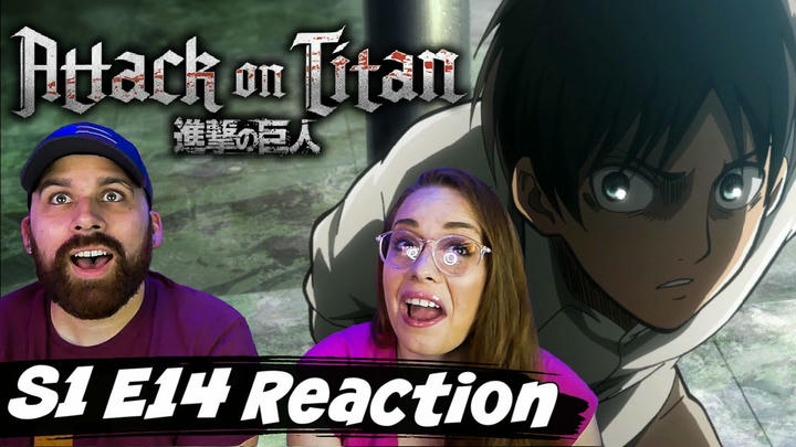 Attack on Titan S1 E14 "Can't Look Into His Eyes Yet: Eve of the Counterattack, Part 1" Reaction!