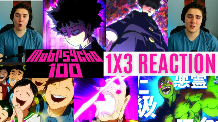 REACTING to *1x3 Mob Psycho 100* HE REACHES 100!!!! (First Time Watching) Shonen Anime