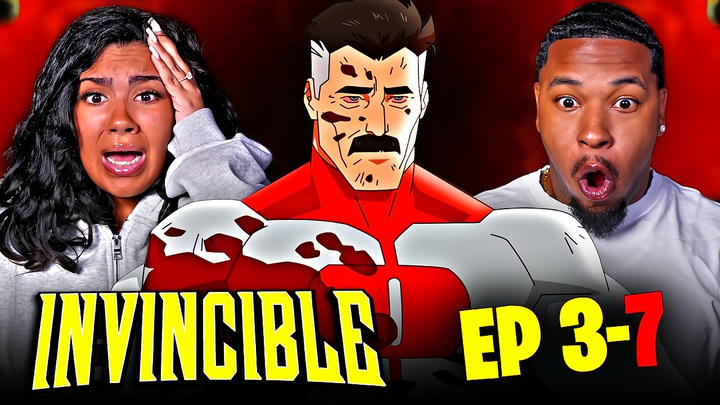 INVINCIBLE S1 EPISODES 3-7 REACTION - EVERY EPISODE WAS BETTER THAN THE LAST 😳 | FIRST TIME WATCHING