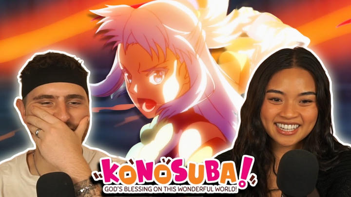 OUR GODDESS AQUA SAVES THE DAY!! - Girlfriend Reacts To Konosuba Season 2 Episode 10 REACTION!