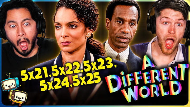 A DIFFERENT WORLD Season 5 Episodes 21-25 Reaction! | Jasmine Guy, Kadeem Hardison, w/ Jaby Koay