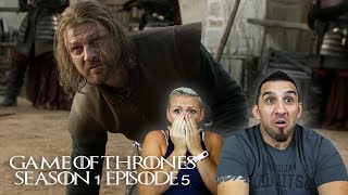 Game of Thrones Season 1 Episode 5 'The Wolf and the Lion' REACTION!!
