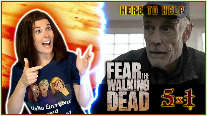 FEAR The Walking Dead 5x1 REACTION!! ✈🔥 Here to Help 🔥✈