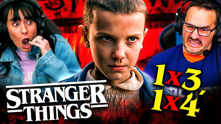 STRANGER THINGS Season 1, Episodes 3 & 4 REACTION!! Millie Bobby Brown | David Harbour | Netflix