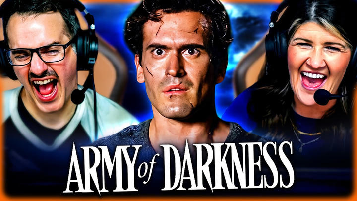 ARMY OF DARKNESS MOVIE REACTION - SAM RAIMI WENT FULL MEDIEVAL MADNESS! - FIRST TME WATCHING