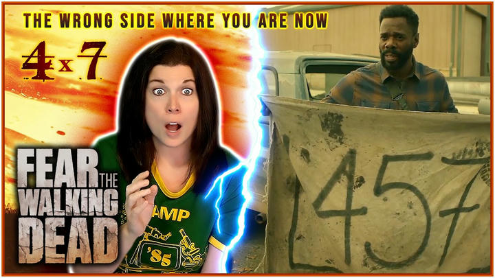 FEAR THE WALKING DEAD 4x7 REACTION!! 💀"The Wrong Side Where You Are Now"🛑