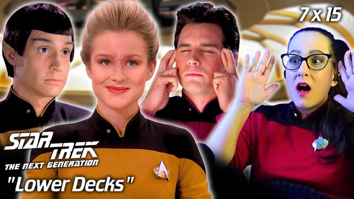 🖖Star Trek: The Next Generation 7x15 Lower Decks FIRST TIME WATCHING Reaction