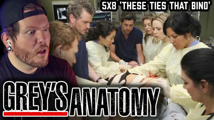 Denny is stressing me out 😂| First time watching Grey's Anatomy REACTION 5x8 'THESE TIES THAT BIND'