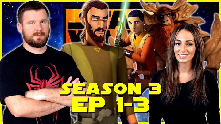 My wife watches Rebels for the FIRST time || Season 3, Episode 1-3