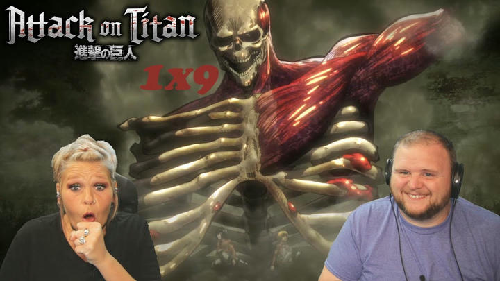 ATTACK ON TITAN 1x9 REACTION | Whereabouts of His Left Arm: The Struggle for Trost, Part 5