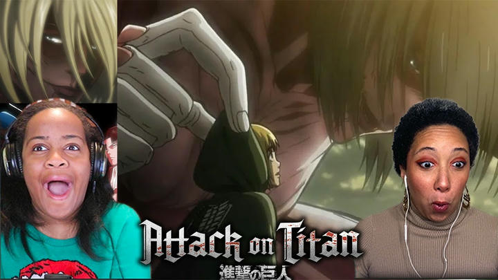 FEMALE TITAN HAS ENTERED THE CHAT!!! Attack on Titan 1x17 Reaction!