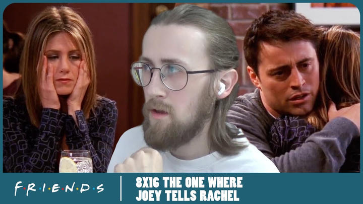 HE TOLD HER! - Friends 8X16 - 'The One Where Joey Tells Rachel' Reaction