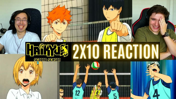 REACTING to *Haikyuu 2x10* WILL THEY WIN?? (First Time Watching) Sports Anime