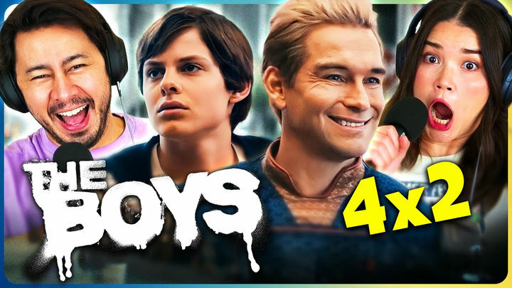 THE BOYS 4x2 REACTION | Karl Urban, Jack Quaid, Antony Starr, Erin Moriarty | Amazon Prime